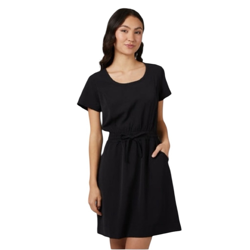 ❤️ 32 DEGREES WOMEN'S LIGHTWEIGHT TWILL POCKET DRESS With Pockets Size L